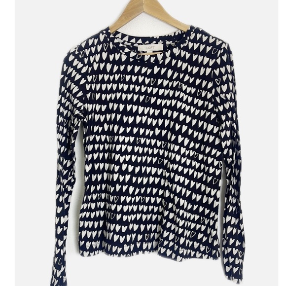 LOFT Tops - Loft heart everyday crew long sleeve t-shirt M